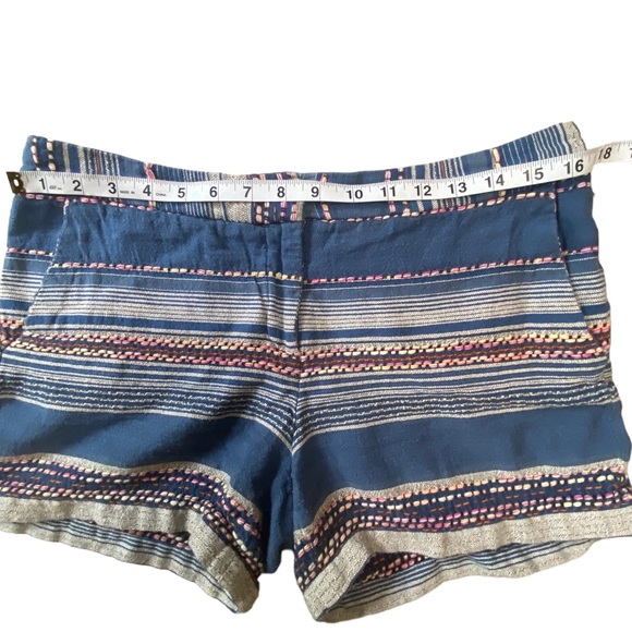 Fleur Bleue Serape Jacquard Textured Short 10 - Picture 9 of 11